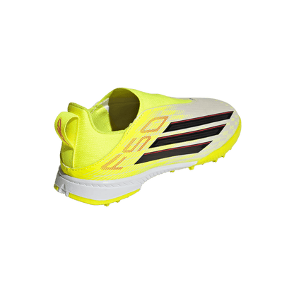 adidas F50 LEAGUE Laceless Turf Soccer Shoes | Team Solar Yellow 2 / Core Black / Lucid Rec | Kid's