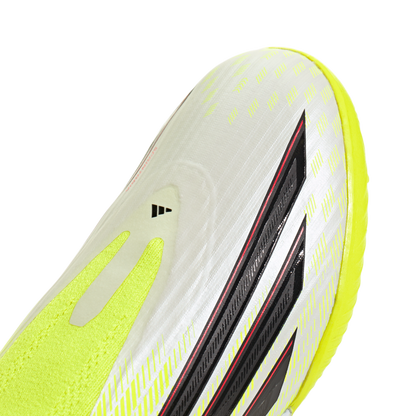 adidas F50 LEAGUE Laceless Turf Soccer Shoes | Team Solar Yellow 2 / Core Black / Lucid Rec | Kid's