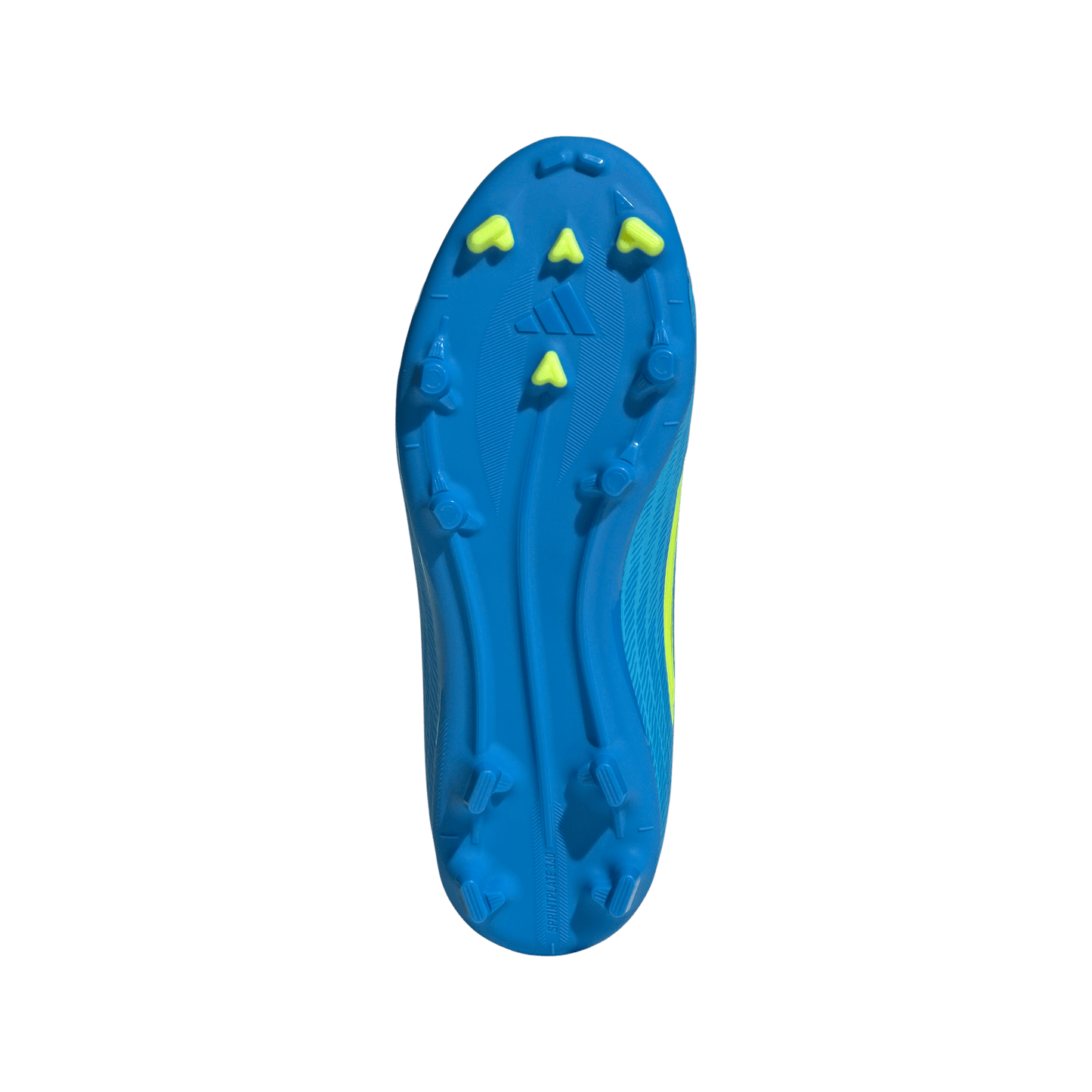 adidas F50 LEAGUE Mid Cut Firm Ground / Multi Ground Soccer Cleats  | Lucid Ray Blue / Team Solar Yellow 2 / Lucid Aquamarine | Kid's