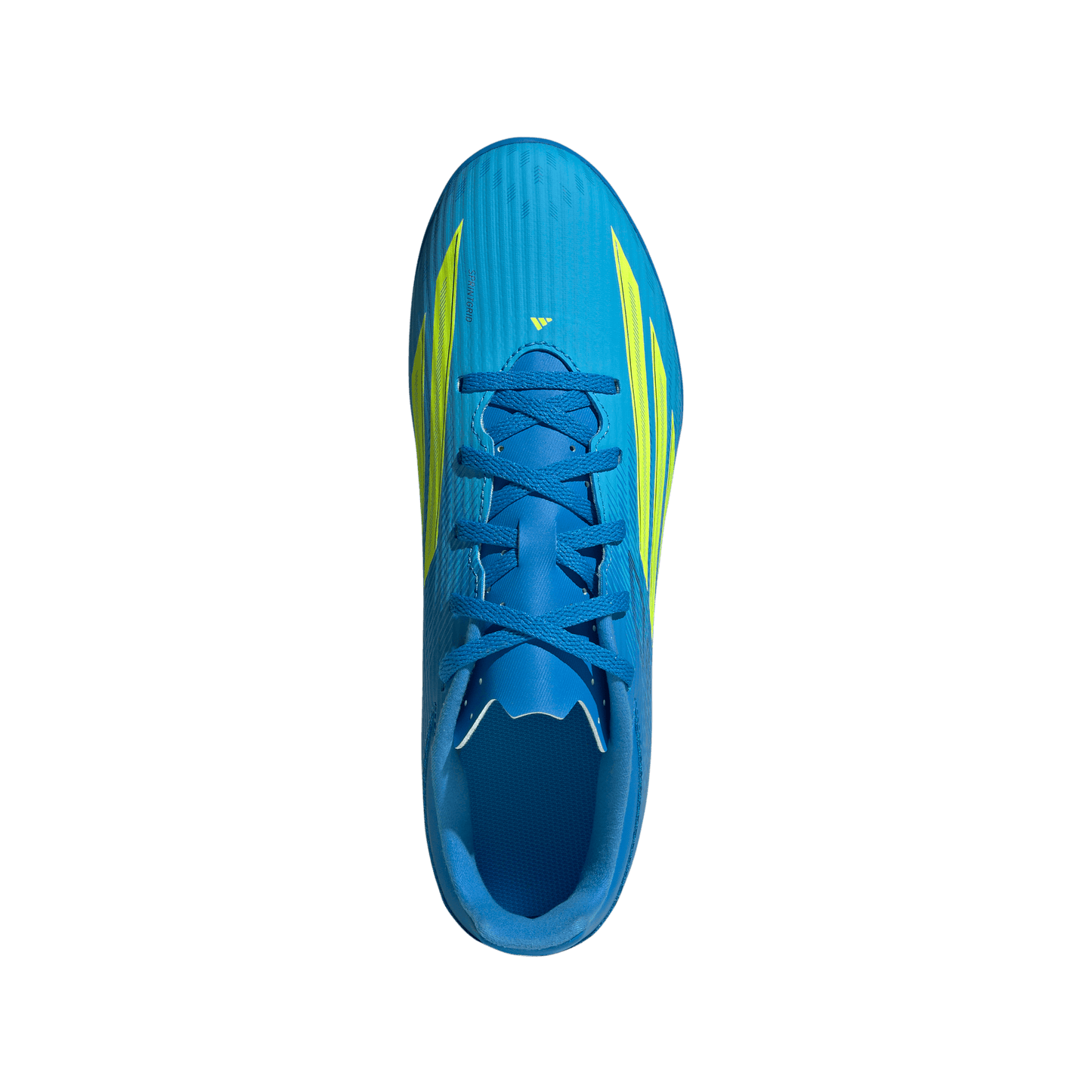 adidas F50 CLUB Turf Soccer Cleats | Lucid Ray Blue / Team Solar Yellow 2 / Lucid Aquamarine | Men's