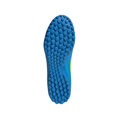 adidas F50 CLUB Turf Soccer Cleats | Lucid Ray Blue / Team Solar Yellow 2 / Lucid Aquamarine | Men's