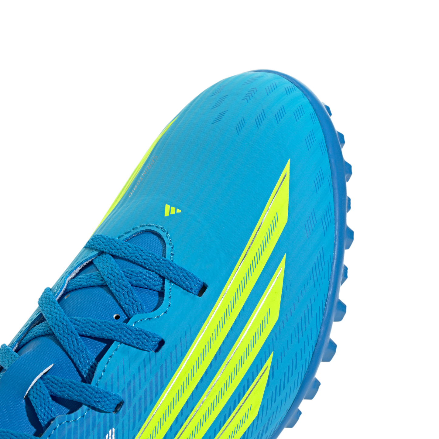 adidas F50 CLUB Turf Soccer Cleats | Lucid Ray Blue / Team Solar Yellow 2 / Lucid Aquamarine | Men's