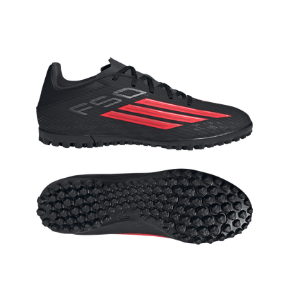 adidas F50 CLUB Turf Soccer Cleats | Core Black / Lucid Red | Men's