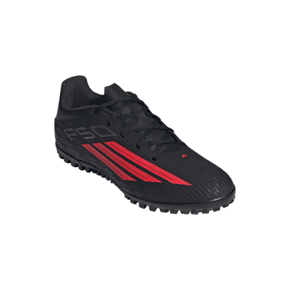 adidas F50 CLUB Turf Soccer Cleats | Core Black / Lucid Red | Men's
