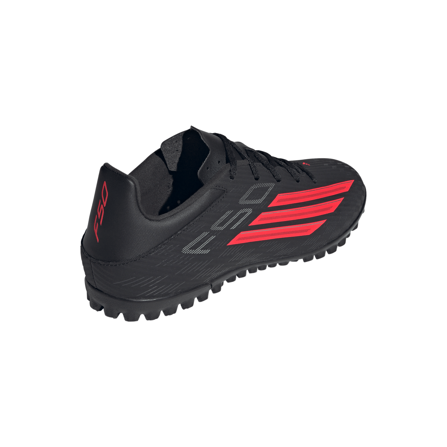 adidas F50 CLUB Turf Soccer Cleats | Core Black / Lucid Red | Men's