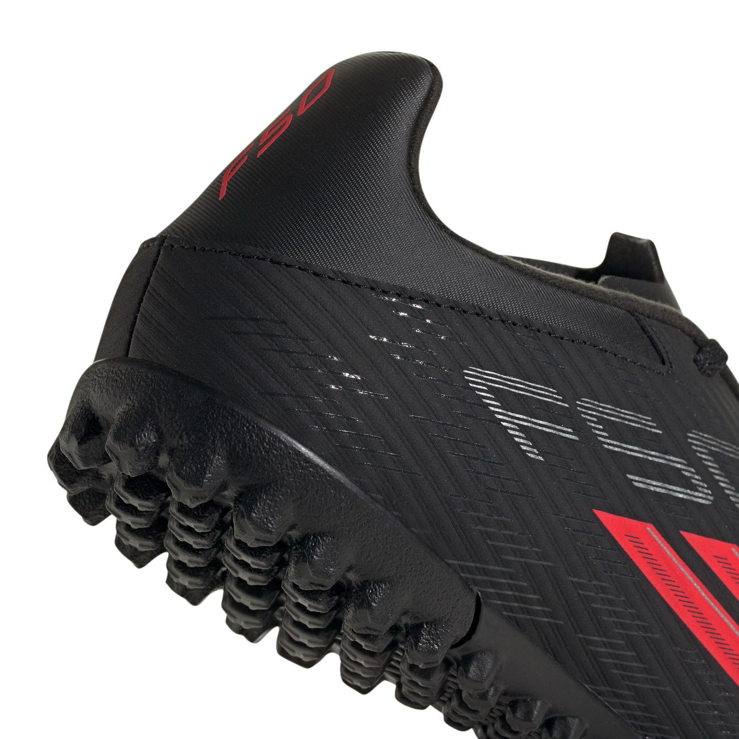 adidas F50 CLUB Turf Soccer Cleats | Core Black / Lucid Red | Men's