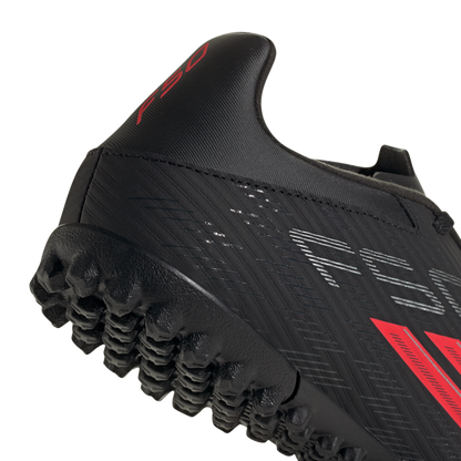 adidas F50 CLUB Turf Soccer Cleats | Core Black / Lucid Red | Men's