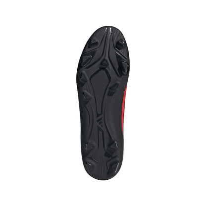 adidas F50 CLUB FG/MG Soccer Cleats | Core Black / Lucid Red / Core Black | Men's