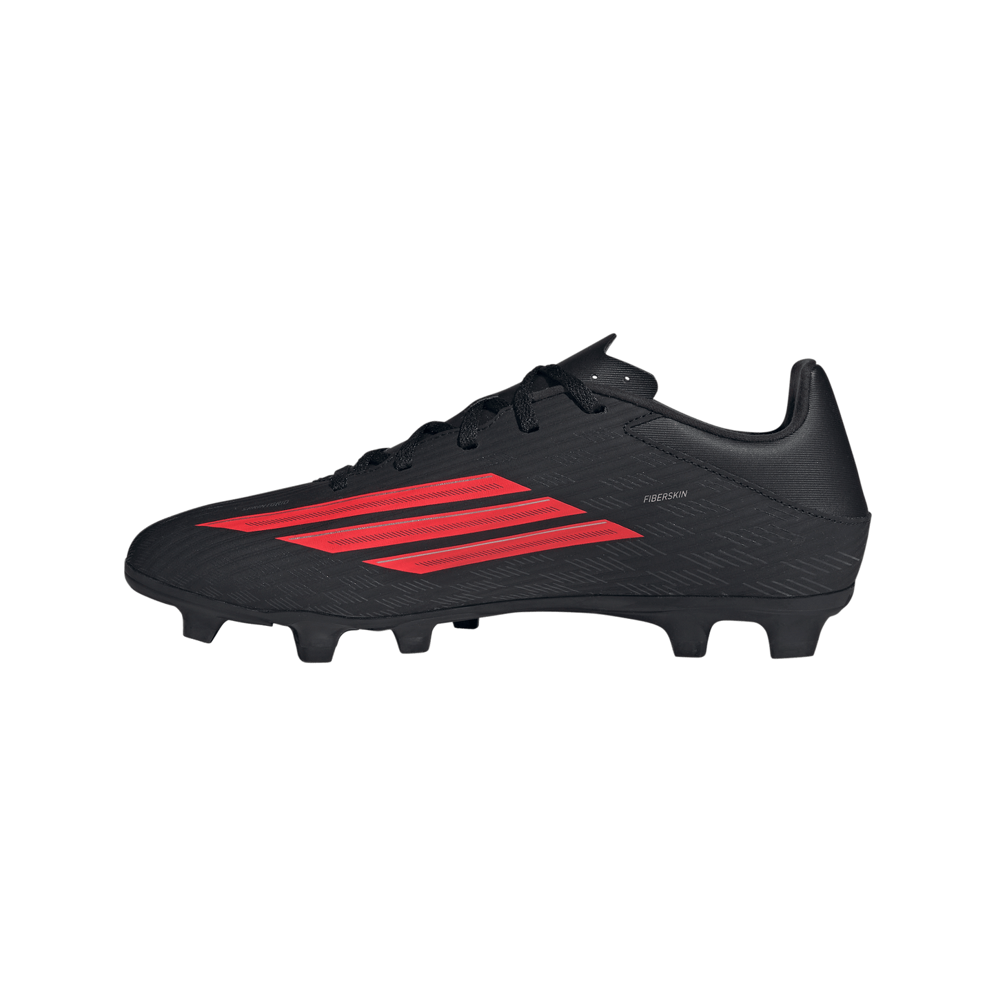 adidas F50 CLUB FG/MG Soccer Cleats | Core Black / Lucid Red / Core Black | Men's
