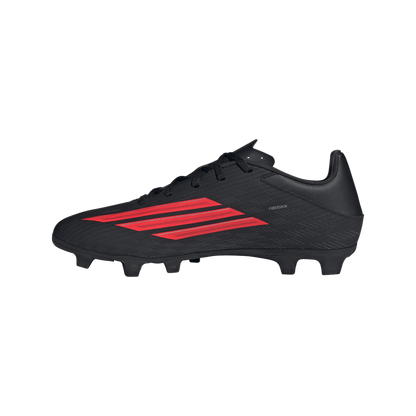 adidas F50 CLUB FG/MG Soccer Cleats | Core Black / Lucid Red / Core Black | Men's