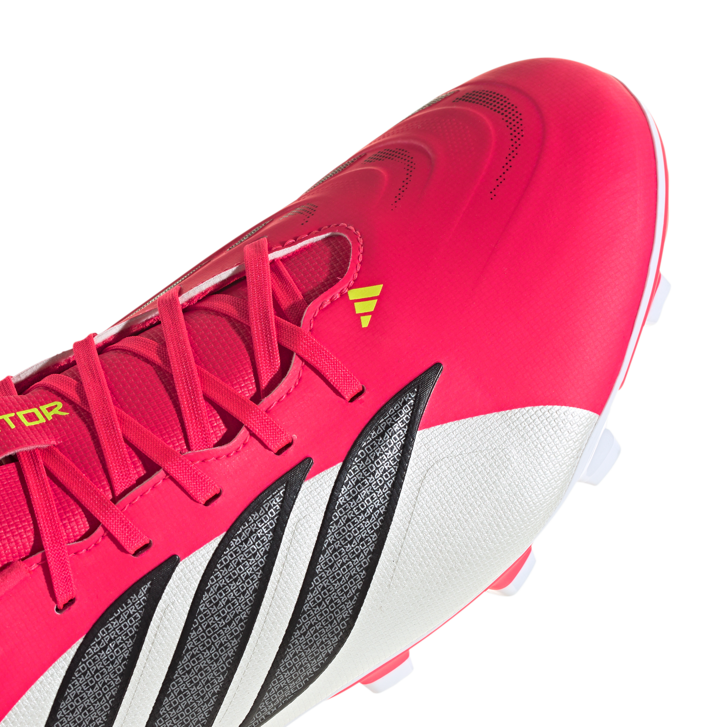 adidas PREDATOR CLUB Firm Ground/Multi Ground Soccer Cleats | Lucid Red / Core Black / Cloud White | Men's