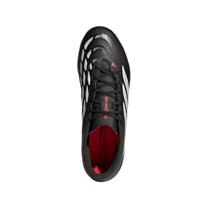 adidas Predator CLUB Turf Boots | Core Black / Cloud White / Lucid Red | Men's