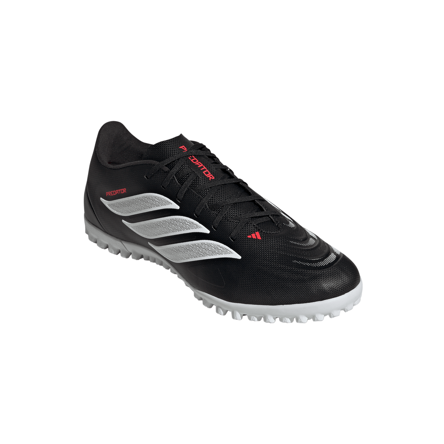 adidas Predator CLUB Turf Boots | Core Black / Cloud White / Lucid Red | Men's