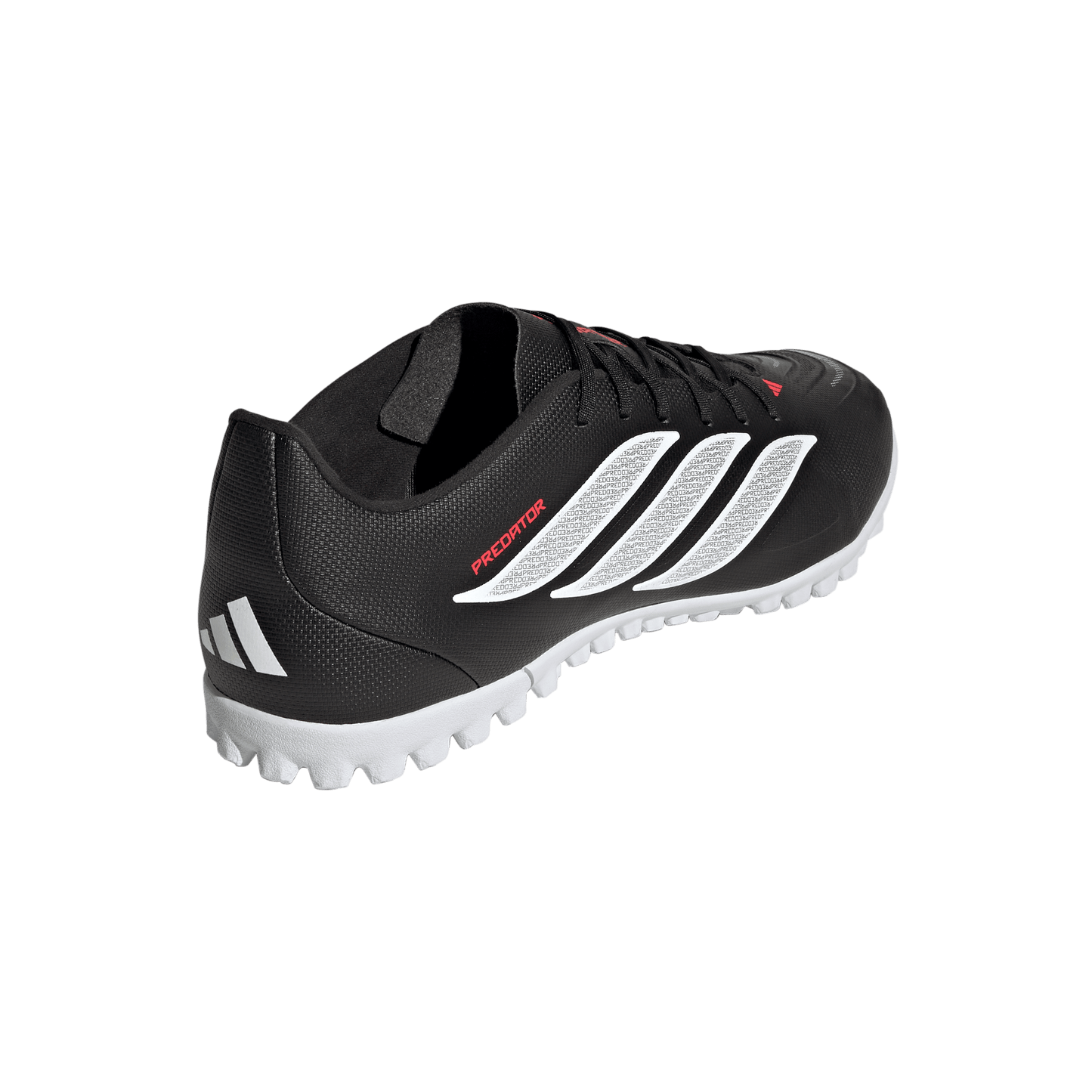 adidas Predator CLUB Turf Boots | Core Black / Cloud White / Lucid Red | Men's