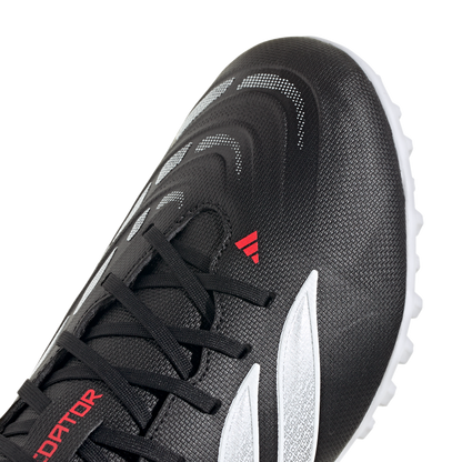 adidas Predator CLUB Turf Boots | Core Black / Cloud White / Lucid Red | Men's