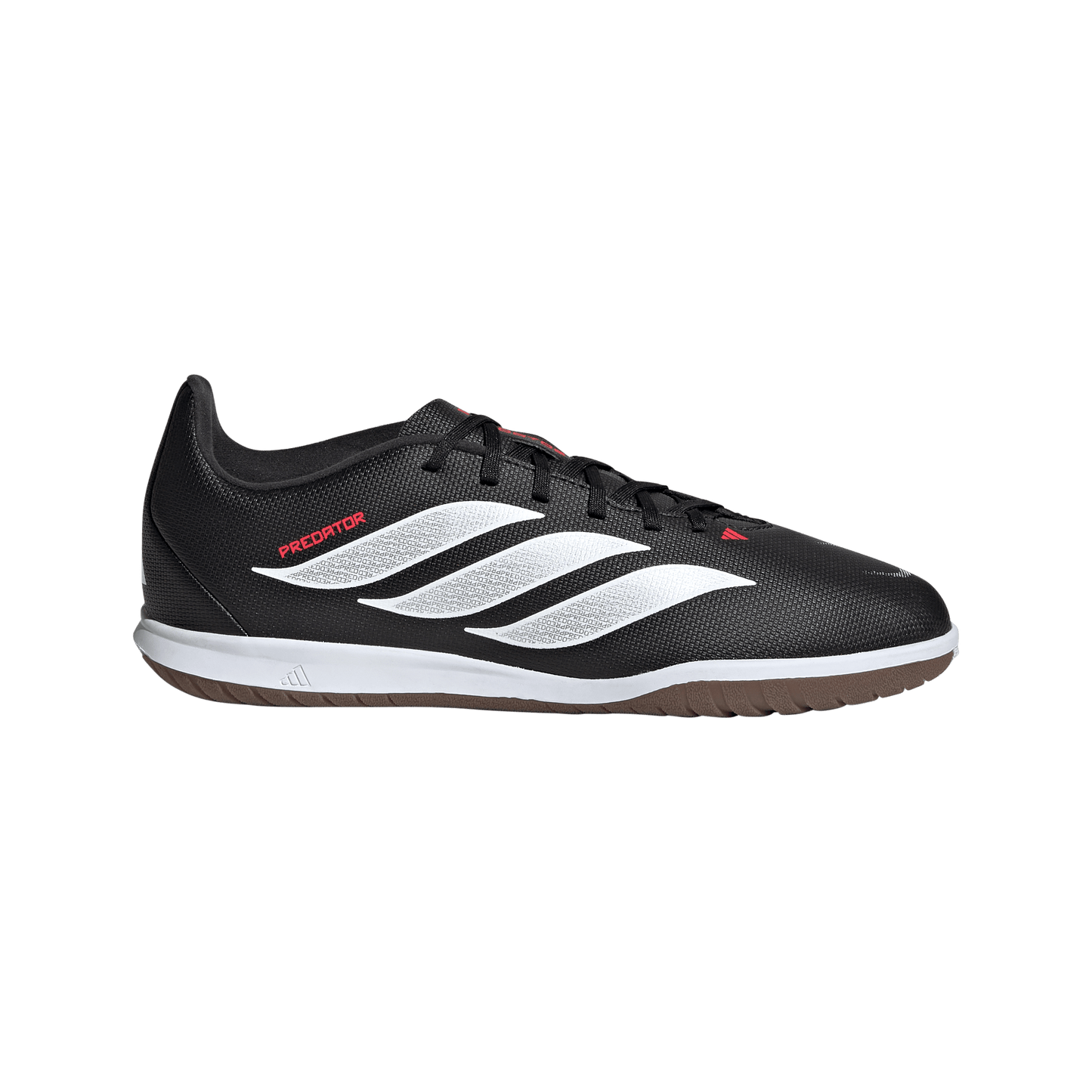 adidas Predator Club Indoor Soccer Shoes | Core Black / White | Kid's