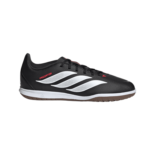 adidas Predator Club Indoor Soccer Shoes | Core Black / White | Kid's