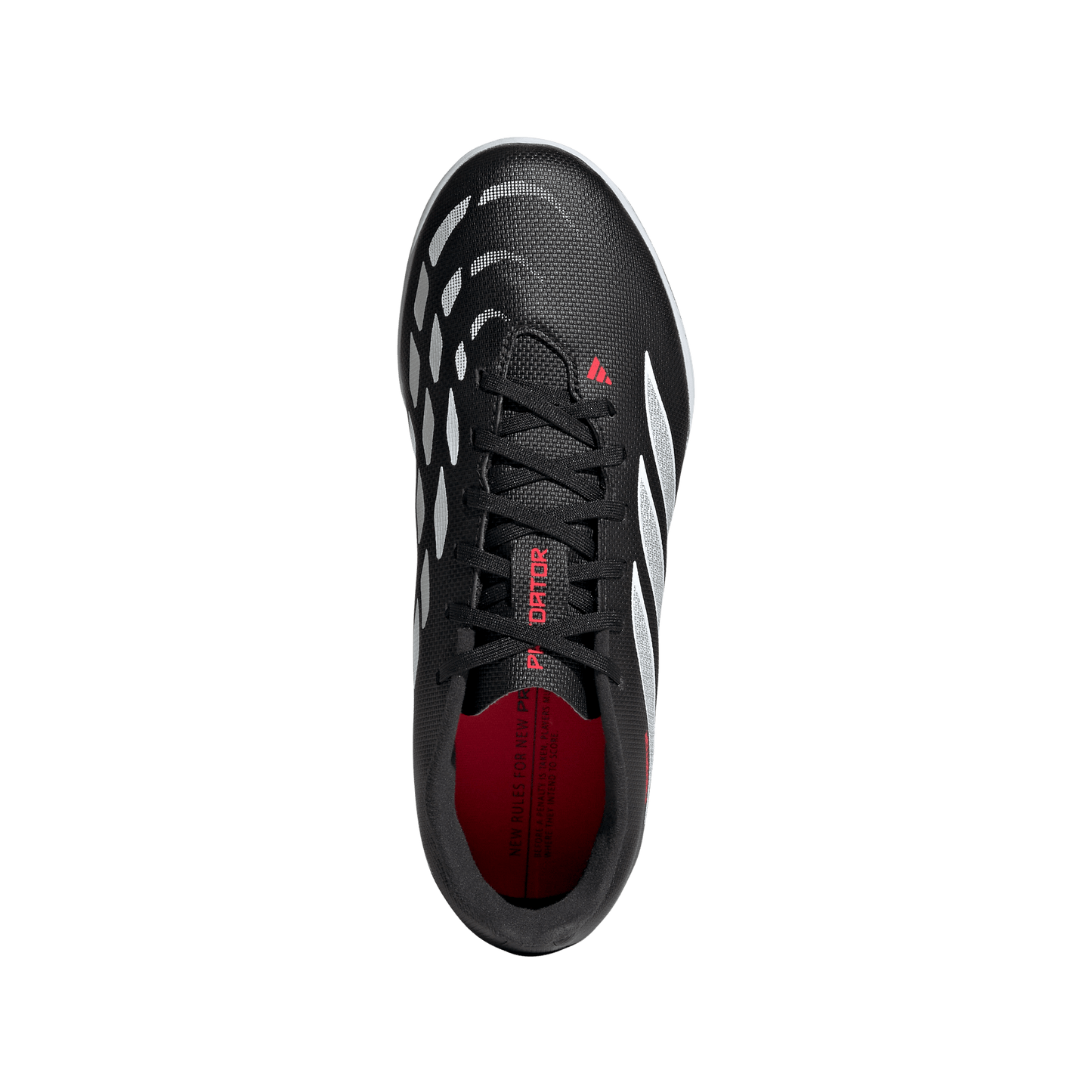 adidas Predator Club Indoor Soccer Shoes | Core Black / White | Kid's