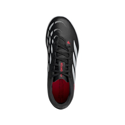adidas Predator Club Indoor Soccer Shoes | Core Black / White | Kid's