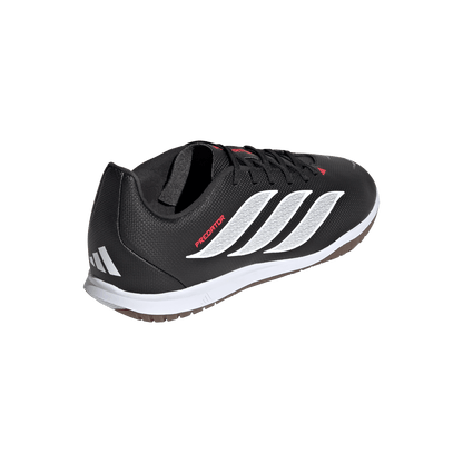 adidas Predator Club Indoor Soccer Shoes | Core Black / White | Kid's