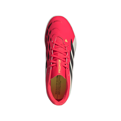 adidas Predator Club Indoor Soccer Shoes | Lucid Red / Core Black / Cloud White | Kid's