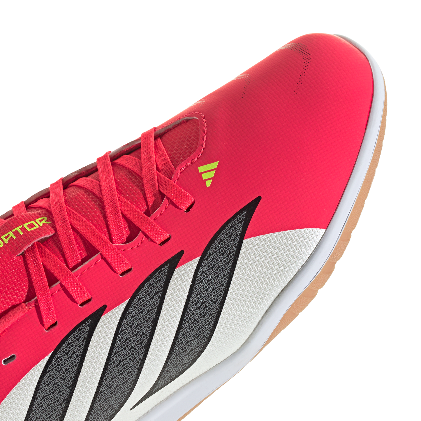 adidas Predator Club Indoor Soccer Shoes | Lucid Red / Core Black / Cloud White | Kid's