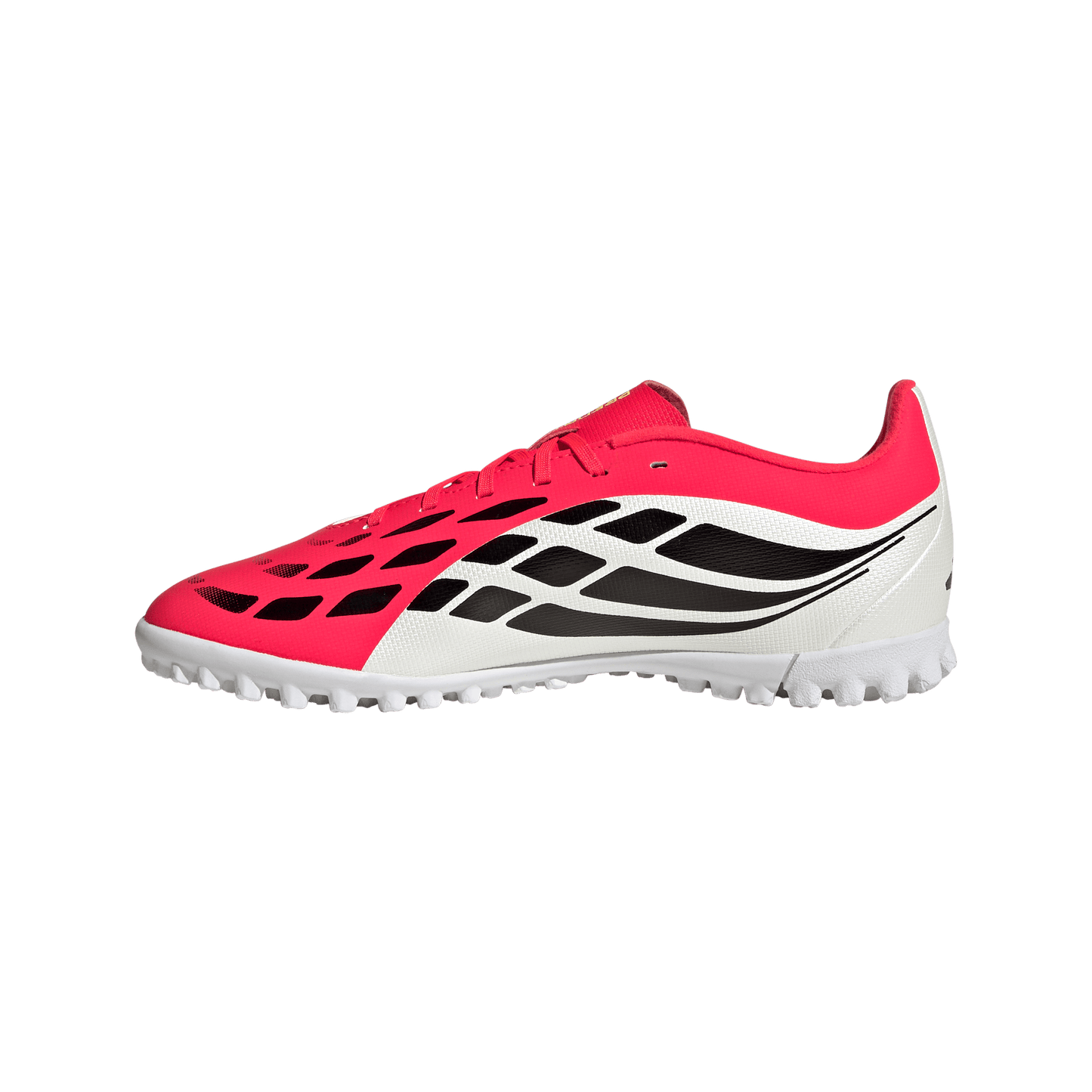 adidas PREDATOR CLUB Turf Soccer Shoes | Lucid Red / Core Black / Cloud White | Kid's