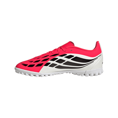 adidas PREDATOR CLUB Turf Soccer Shoes | Lucid Red / Core Black / Cloud White | Kid's
