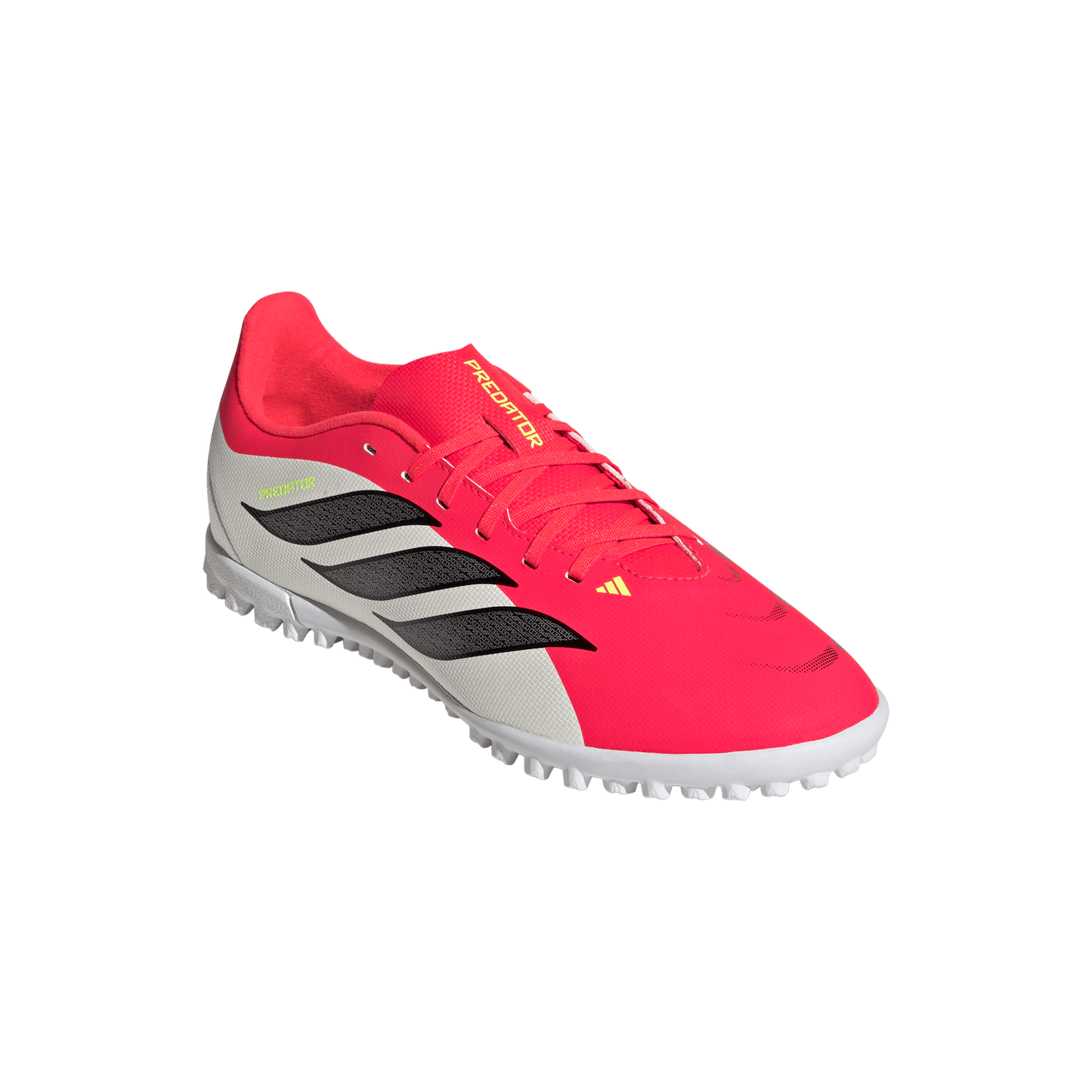 adidas PREDATOR CLUB Turf Soccer Shoes | Lucid Red / Core Black / Cloud White | Kid's