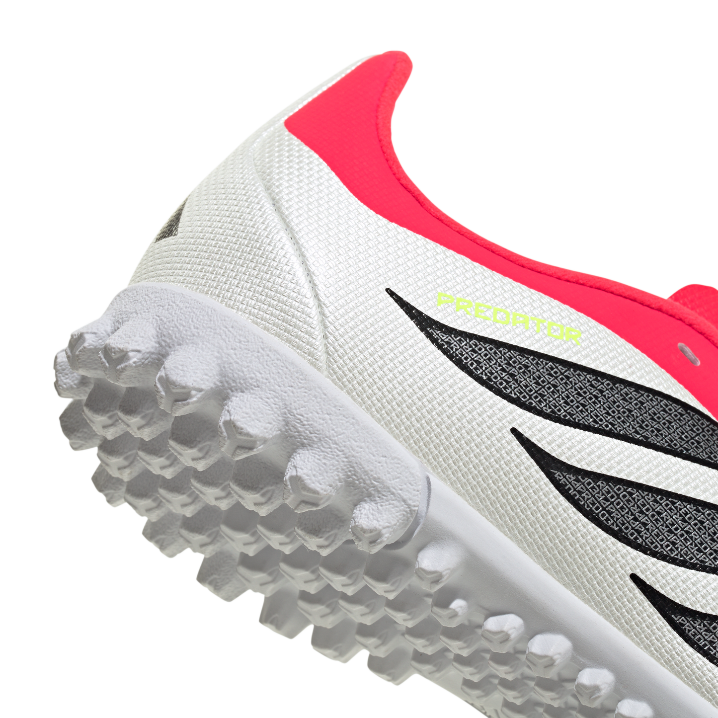 adidas PREDATOR CLUB Turf Soccer Shoes | Lucid Red / Core Black / Cloud White | Kid's