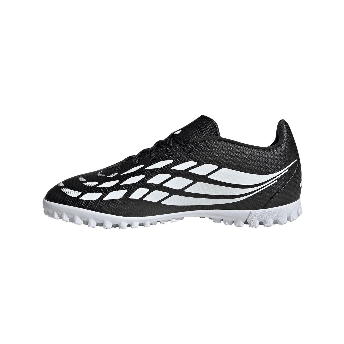 adidas PREDATOR CLUB Turf Soccer Shoes | Core Black / Cloud White / Lucid Red | Kid's