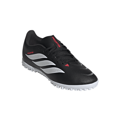 adidas PREDATOR CLUB Turf Soccer Shoes | Core Black / Cloud White / Lucid Red | Kid's