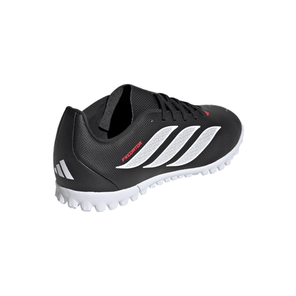 adidas PREDATOR CLUB Turf Soccer Shoes | Core Black / Cloud White / Lucid Red | Kid's