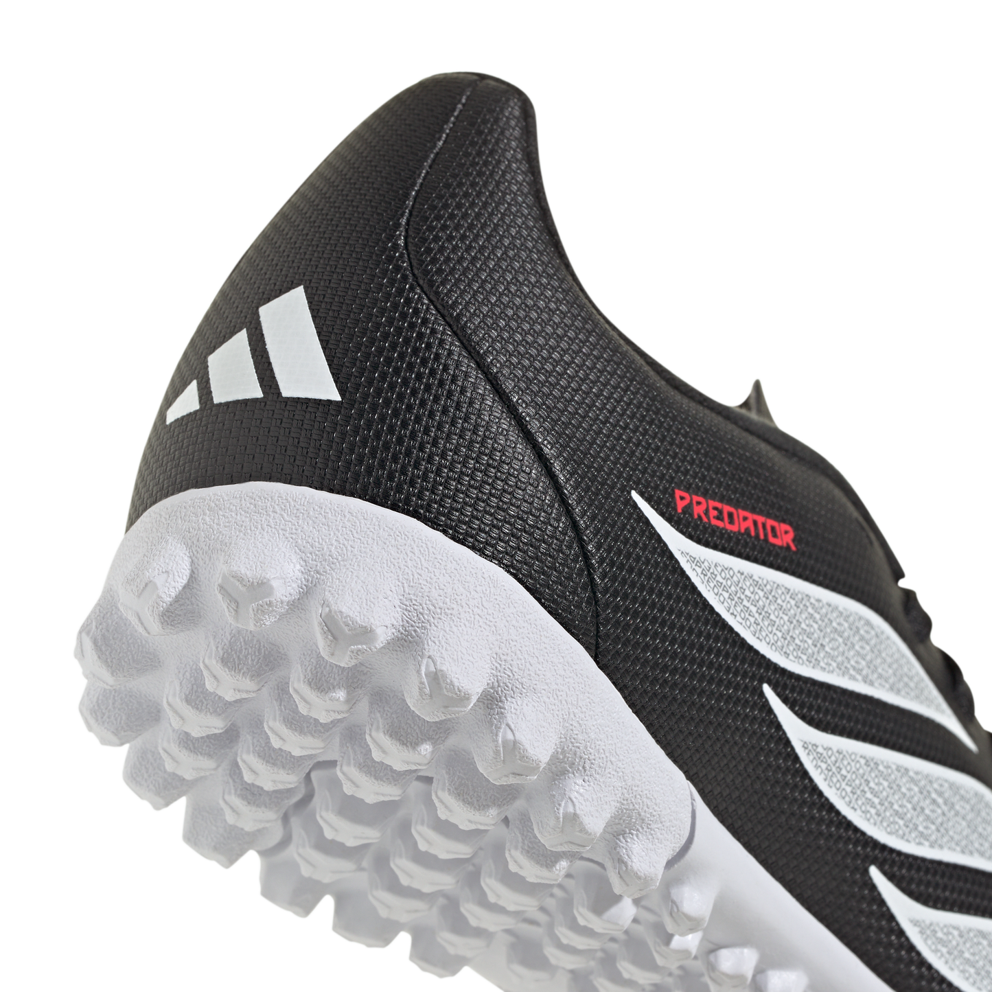 adidas PREDATOR CLUB Turf Soccer Shoes | Core Black / Cloud White / Lucid Red | Kid's