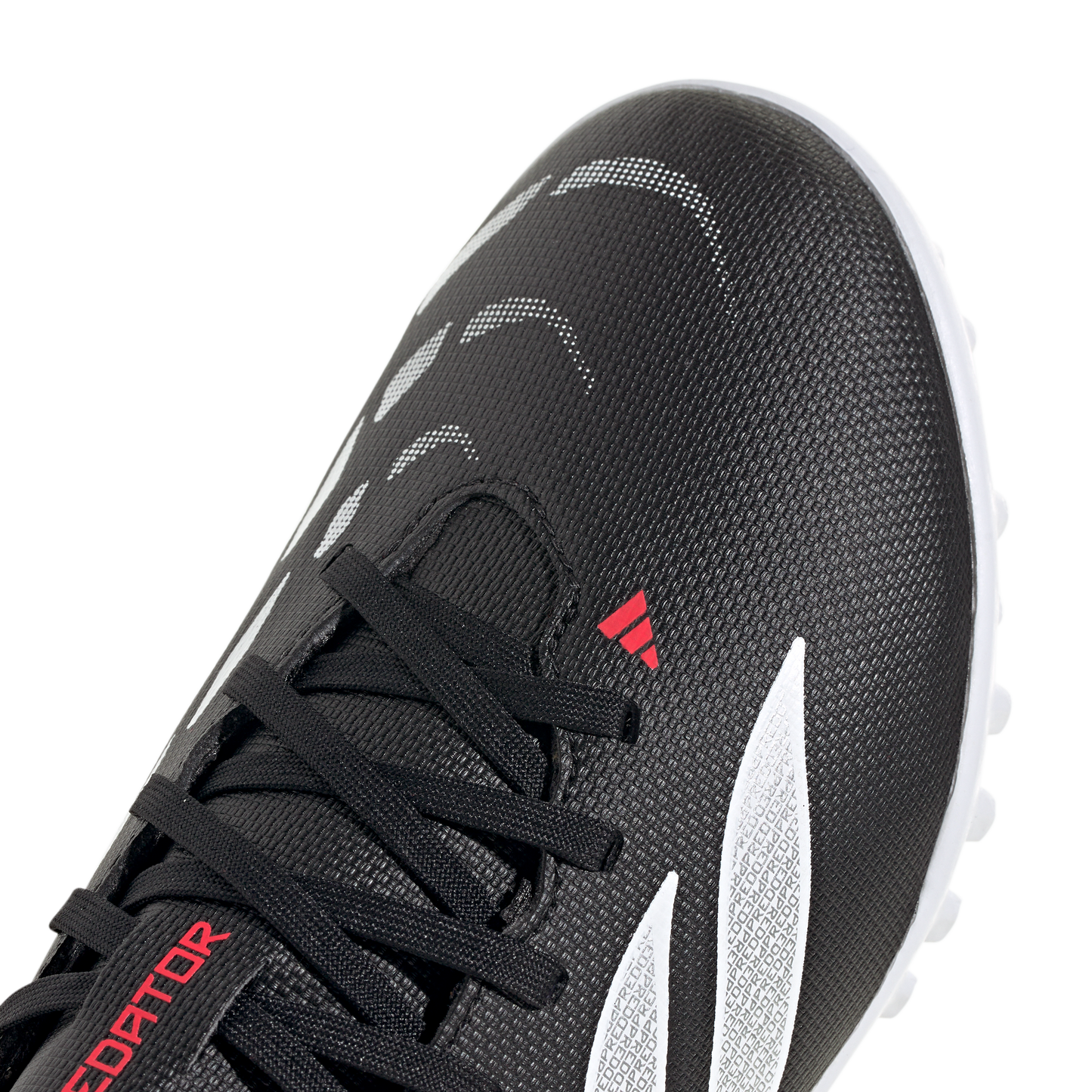 adidas PREDATOR CLUB Turf Soccer Shoes | Core Black / Cloud White / Lucid Red | Kid's