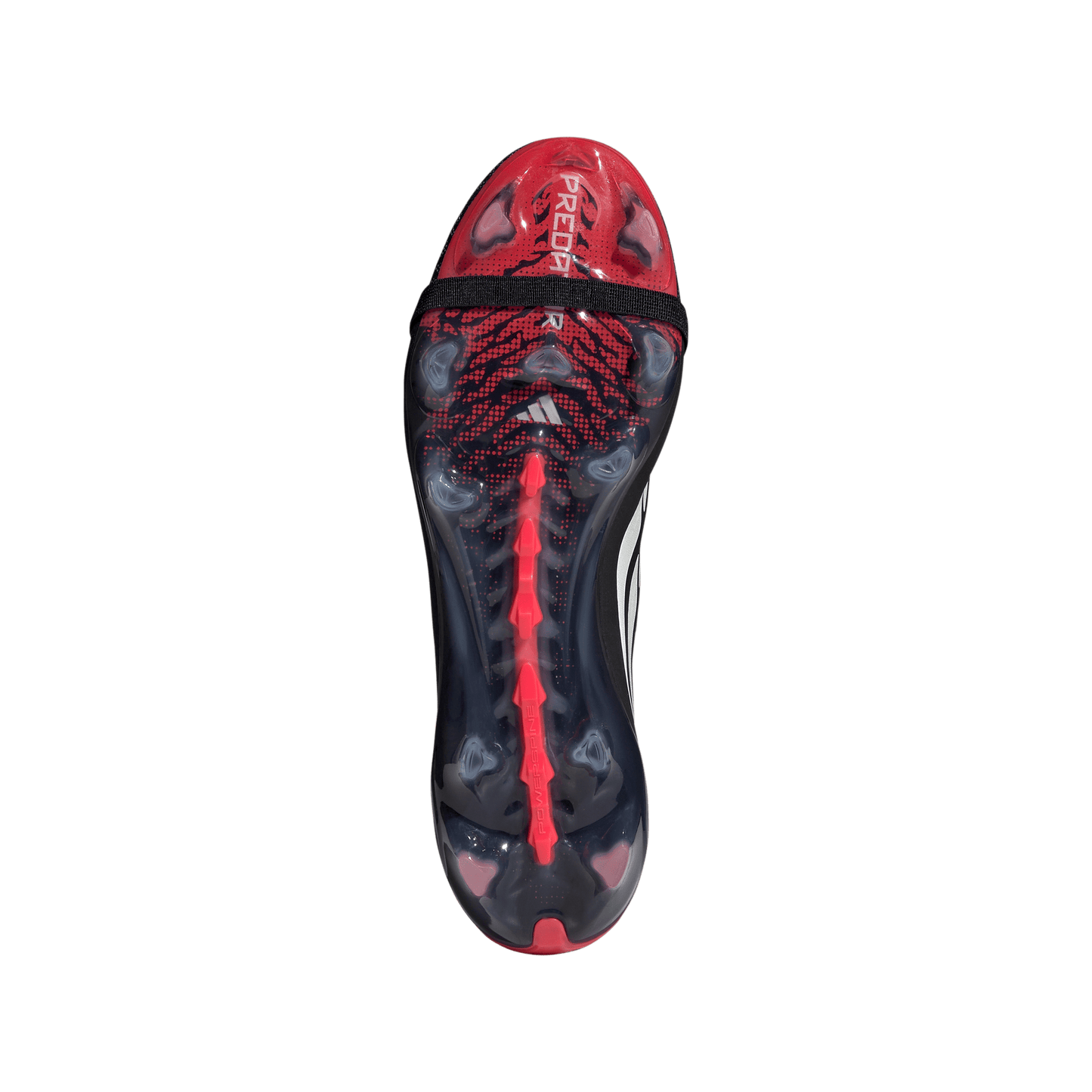 adidas PREDATOR ELITE Fold-Over Tongue Firm Ground Soccer Cleats | Core Black / Cloud White / Lucid Red | Men's