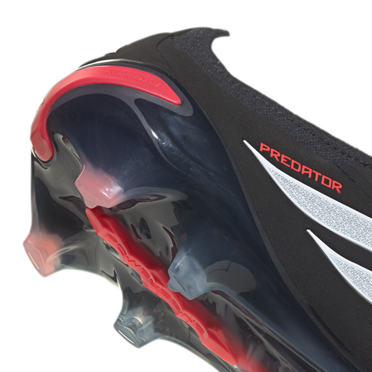 adidas PREDATOR ELITE Fold-Over Tongue Firm Ground Soccer Cleats | Core Black / Cloud White / Lucid Red | Men's