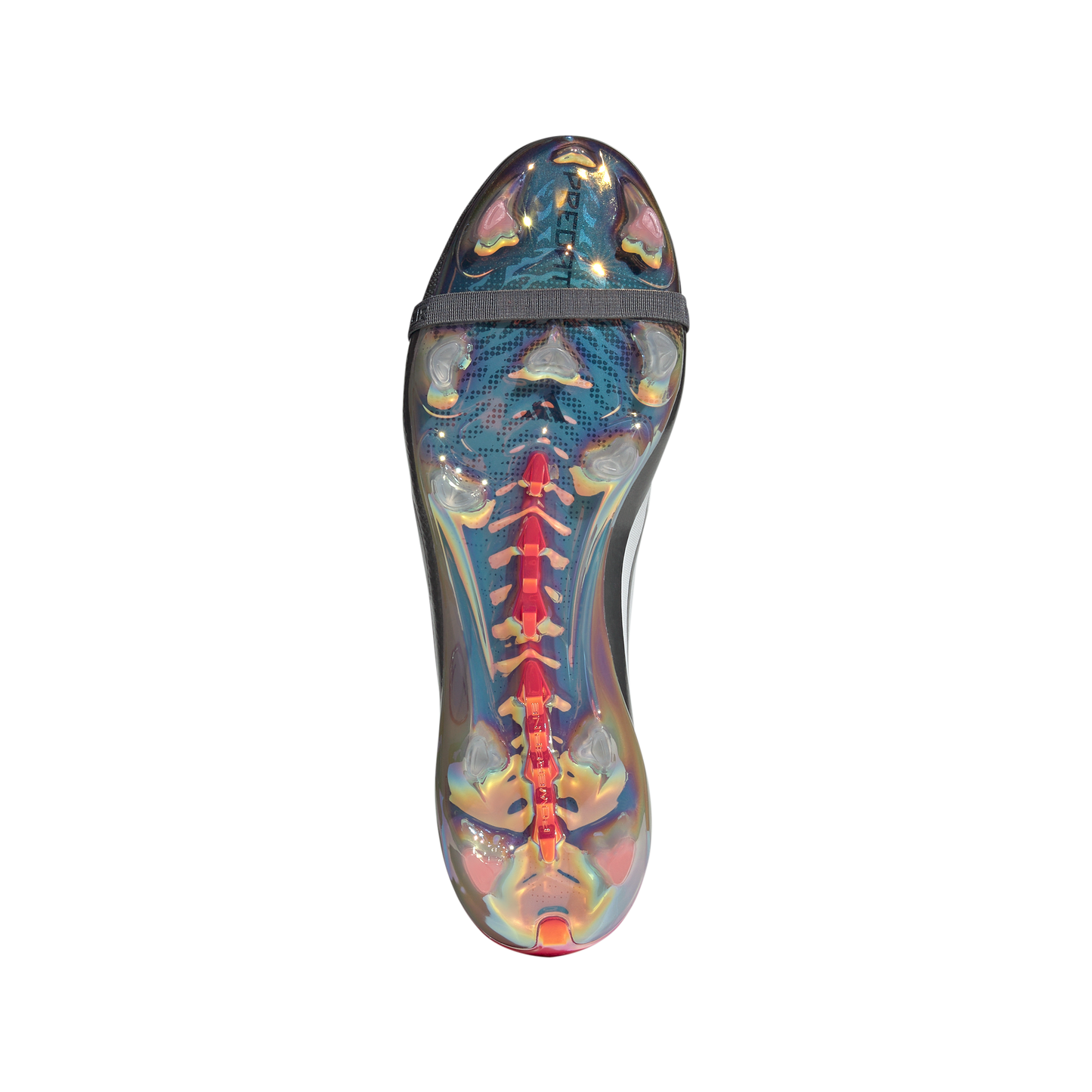 adidas Predator Elite Fold-Over Tongue Firm Ground Soccer Cleats | Iron Metallic / Cloud White / Lucid Red | Men's