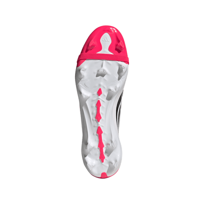 adidas PREDATOR LEAGUE Fold-Over Tongue Firm Ground Soccer Cleats | Lucid Red / Core Black / Cloud White | Men's