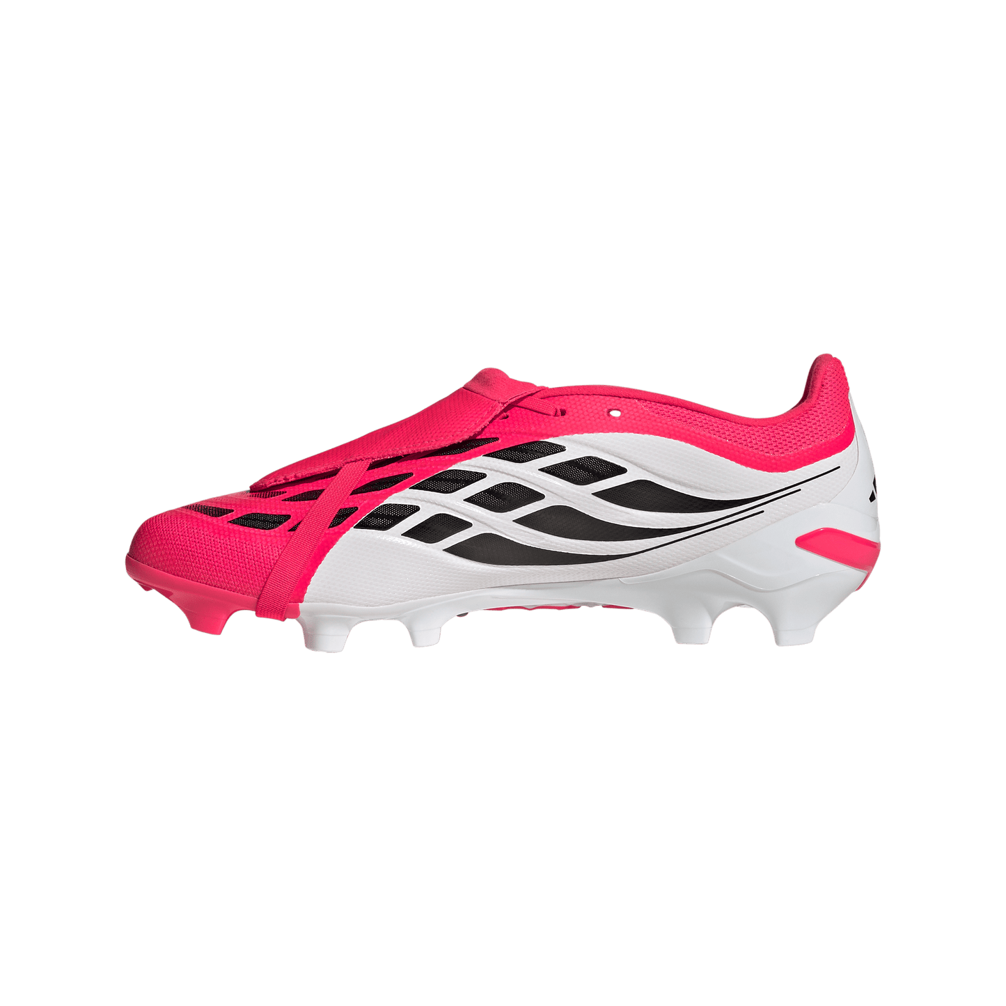 adidas PREDATOR LEAGUE Fold-Over Tongue Firm Ground Soccer Cleats | Lucid Red / Core Black / Cloud White | Men's