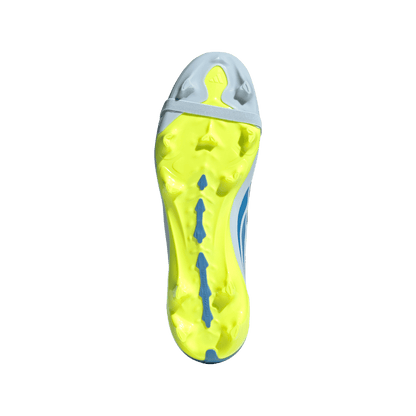 adidas Predator League Fold-Over Tongue FG Soccer Cleats | Crystal Sky / Ray Blue / Team Solar Yellow | Men's