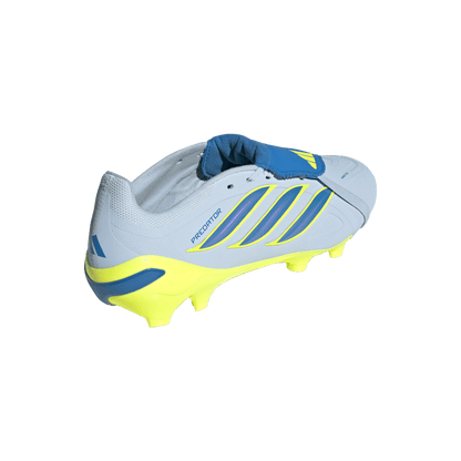 adidas Predator League Fold-Over Tongue FG Soccer Cleats | Crystal Sky / Ray Blue / Team Solar Yellow | Men's