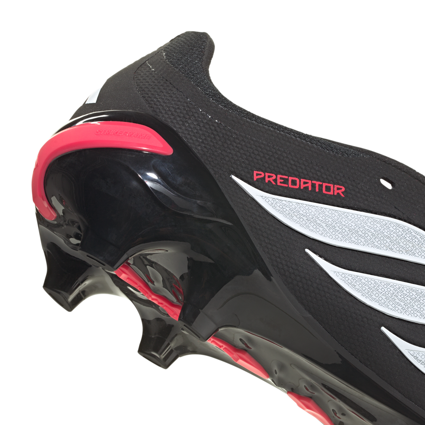 adidas PREDATOR LEAGUE Fold-Over Tongue Firm Ground Soccer Cleats | Core Black / Cloud White / Lucid Red | Men's