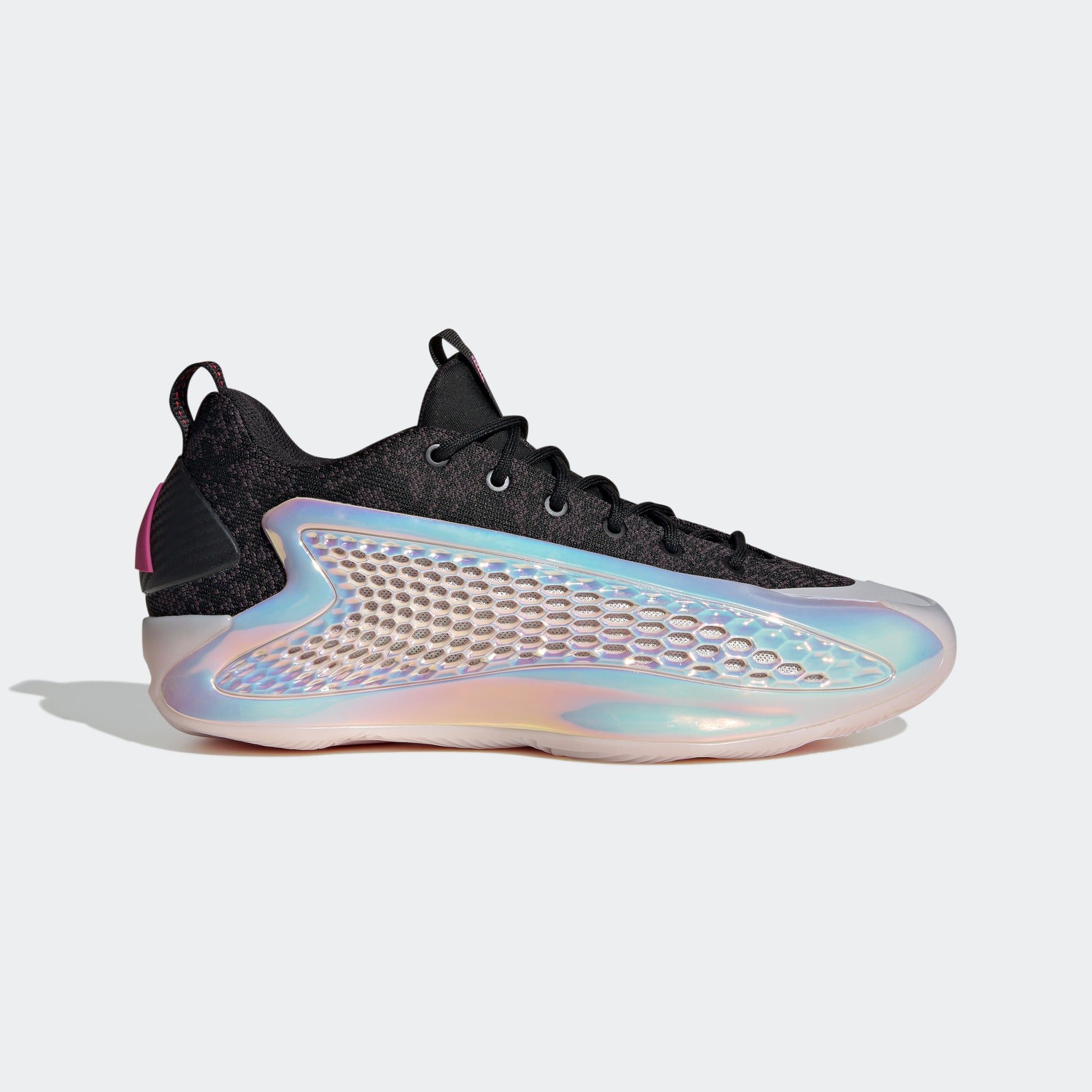adidas ANTHONY EDWARDS 1 LOW Basketball Shoes | Core Black-Almost Pink stripe 3 adidas adidas ANTHONY EDWARDS 1 LOW Basketball Shoes | Core Black-Almost Pink stripe 3 adidas