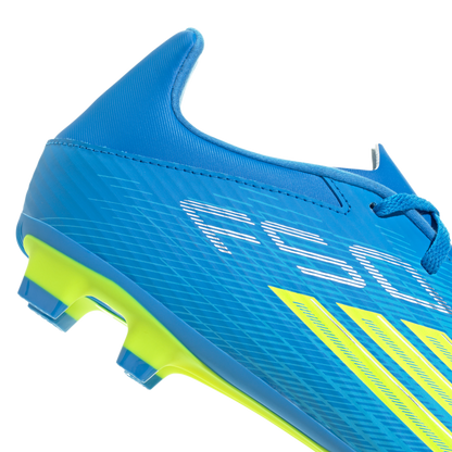 adidas F50 CLUB Firm Ground / Multi Ground Soccer Cleats | Lucid Ray Blue / Team Solar Yellow 2 / Lucid Aquamarine | Men's