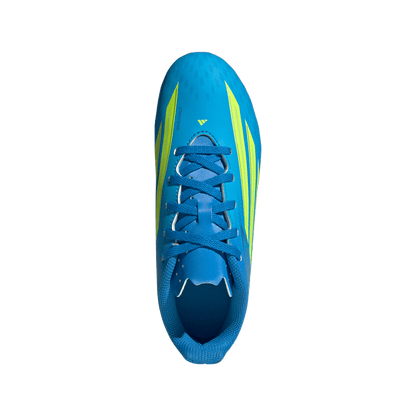 adidas F50 CLUB Firm Ground / Multi Ground Soccer Cleats  | Lucid Ray Blue / Team Solar Yellow 2 / Lucid Aquamarine | Kid's