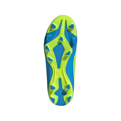 adidas F50 CLUB Firm Ground / Multi Ground Soccer Cleats  | Lucid Ray Blue / Team Solar Yellow 2 / Lucid Aquamarine | Kid's
