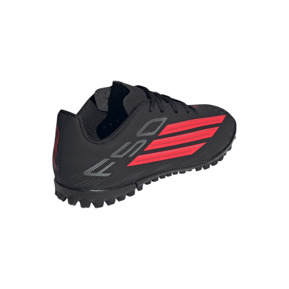 adidas F50 CLUB Turf Soccer Shoes | Core Black / Lucid Red | Kid's
