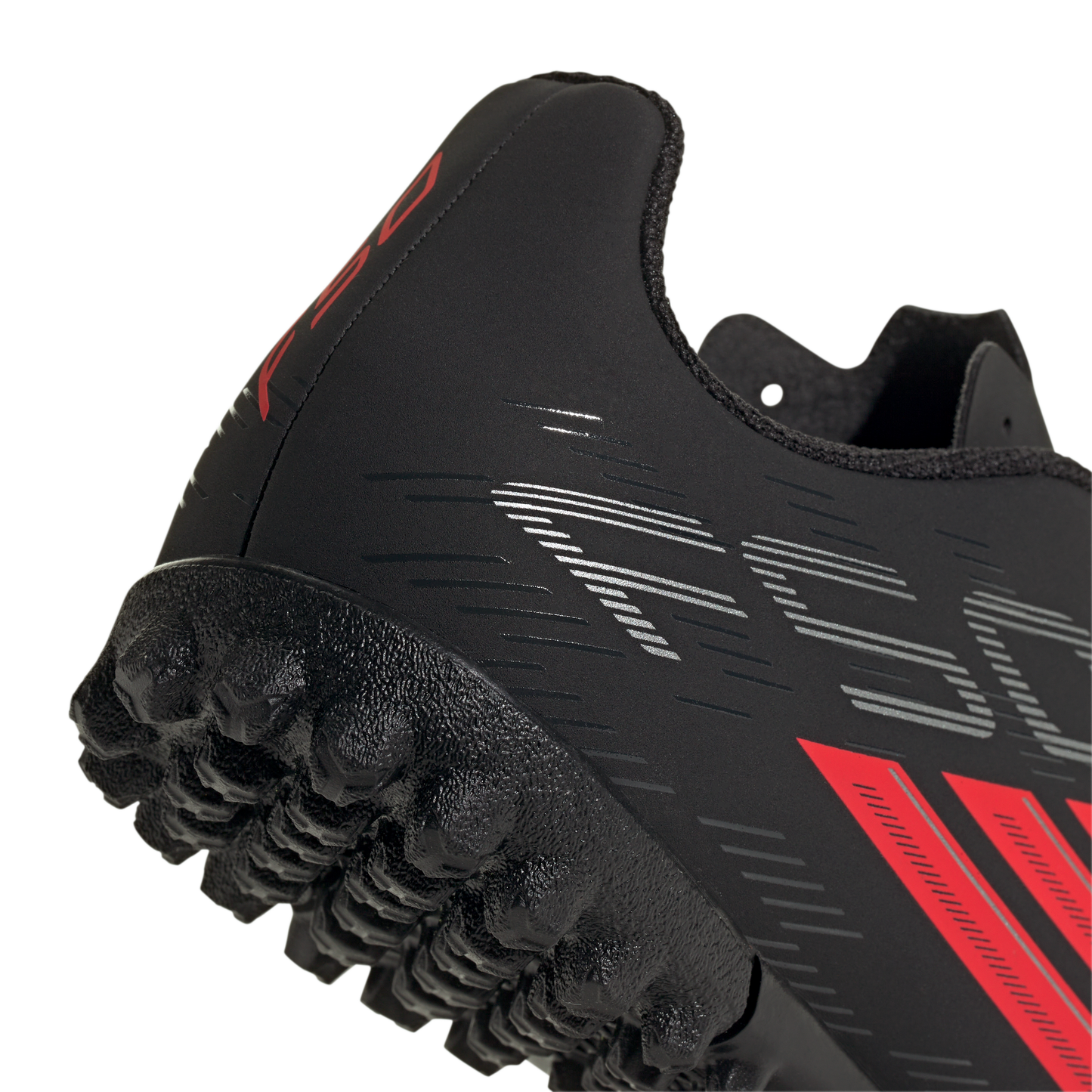 adidas F50 CLUB Turf Soccer Shoes | Core Black / Lucid Red | Kid's