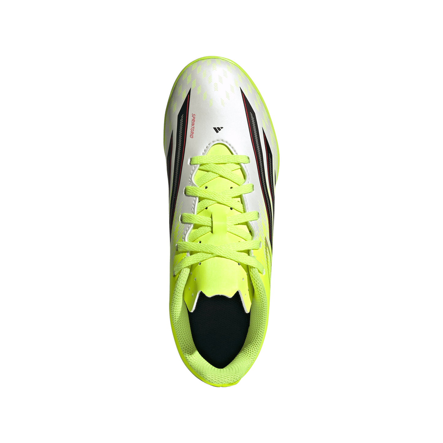 adidas F50 CLUB Turf Football Shoes | Team Solar Yellow 2 / Core Black / Lucid Red | Kid's